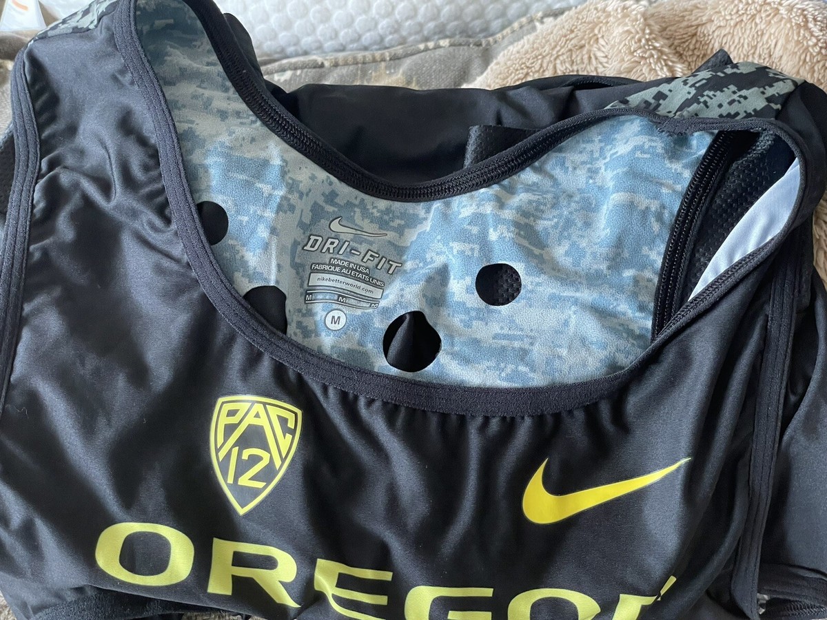 Nike Oregon Ducks Track & Field Speedsuit Unitard Black Team