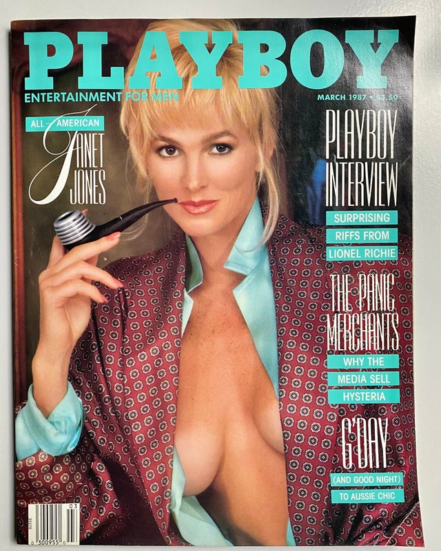 Playboy March 1987 - Janet Jones Cover, Marina Baker, Lionel Richie interview