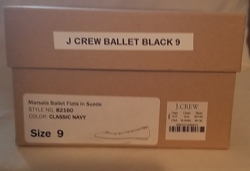 J CREW J. Crew Italy schwarz/marine Wildleder Leder Ballerinas 9 - Bild 9 von 11