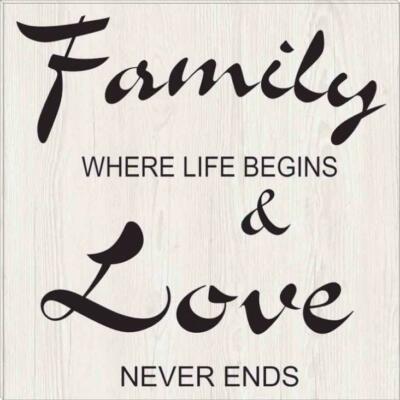 Family & Love | Inspirational Gallery Wrap Canvas Quotes