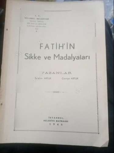 Mehmed the Conqueror 1400s Ottoman Old Coinage Coins Book Rare 1946 print