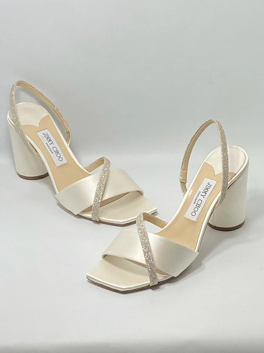 Jimmy choo deals glitter slingback