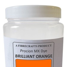 50g Fibrecrafts Procion Dye - Brilliant Orange