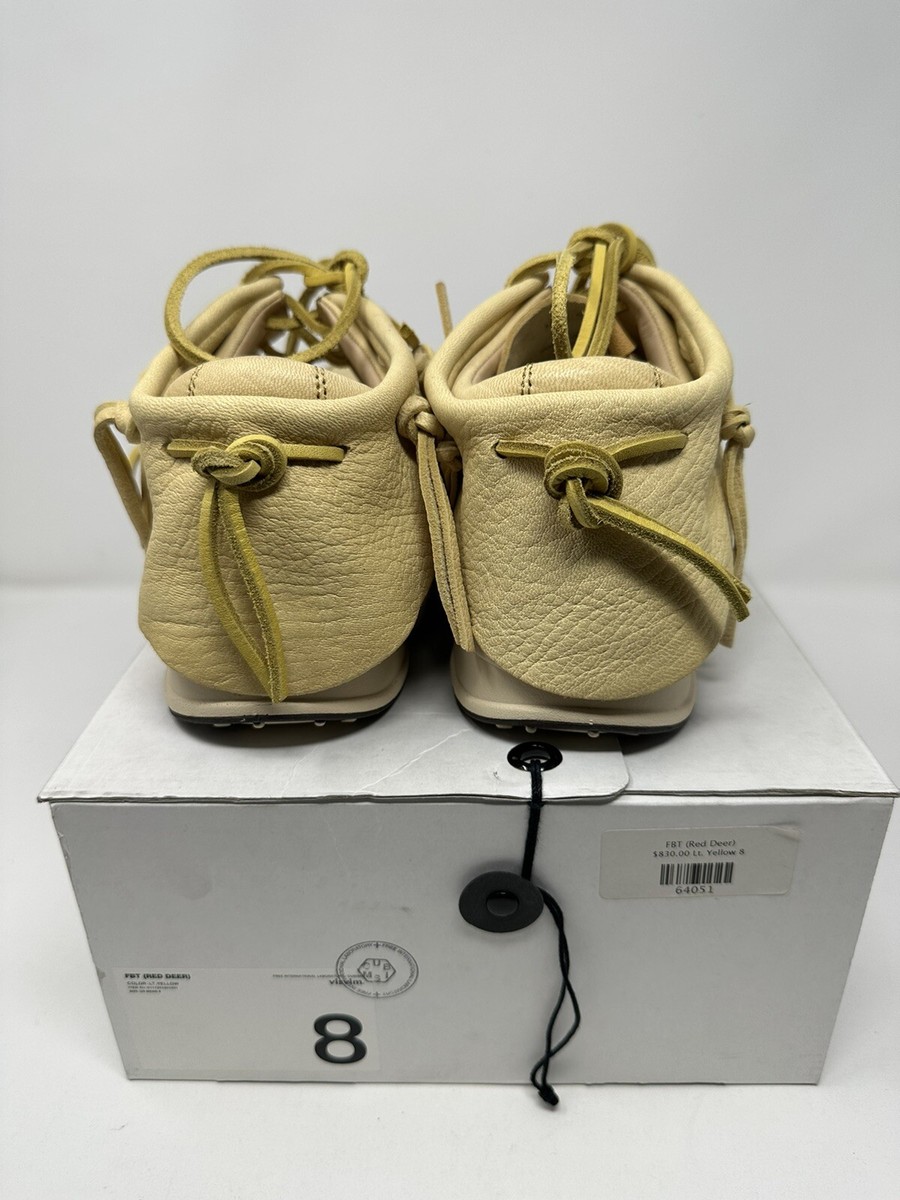 visvim fbt 完売品 ビンテージ VISVIM FBT Red Deer Leather L.T Yellow SIZE 8 Brand New With