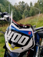 SUZUKI DR 400 Z TALL ADVENTURE WINDSCREEN SPORT TOURER WINDSHIELD FLIP SCREEN