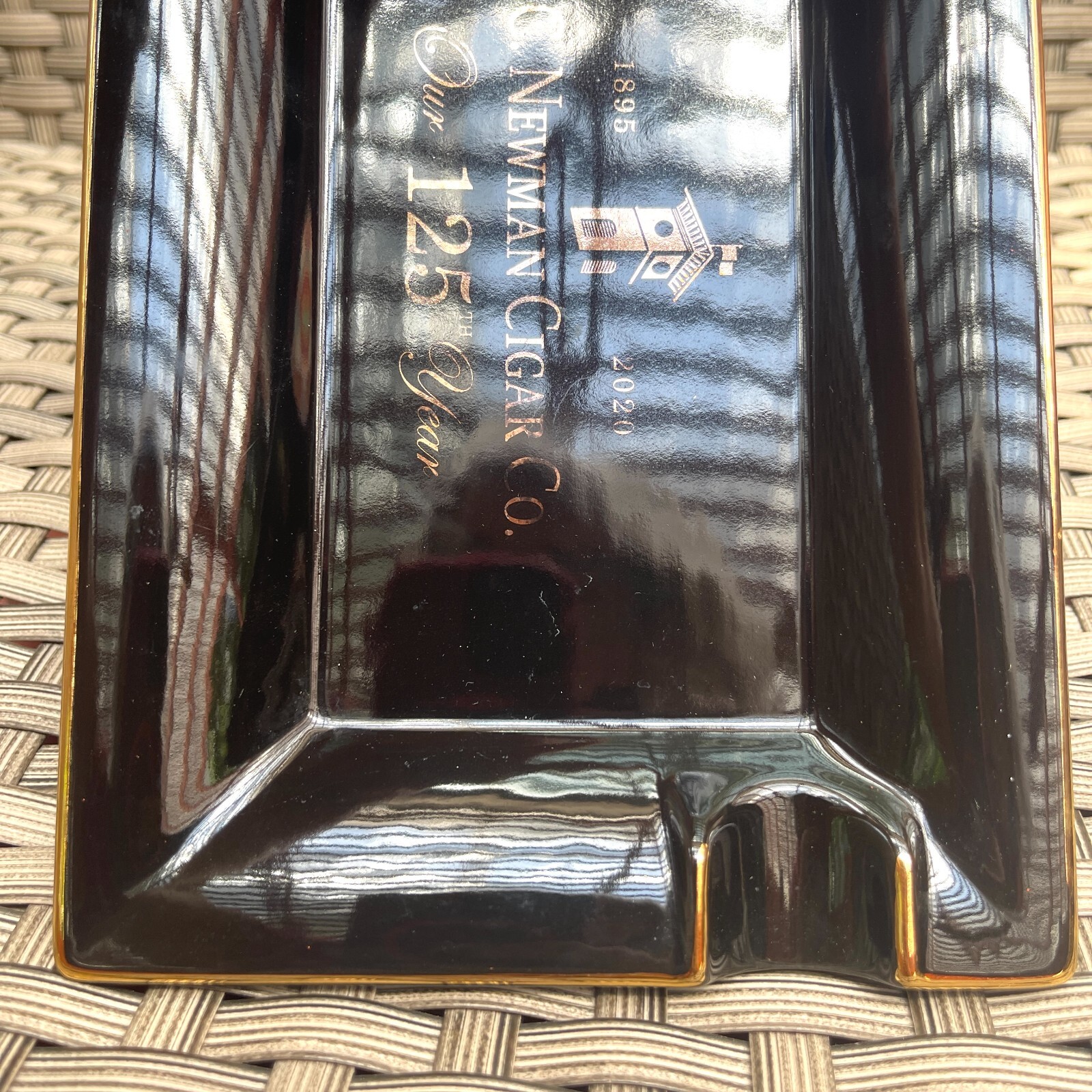 JC Newman Cigar Co, Est 1895 Ceramic Ashtray