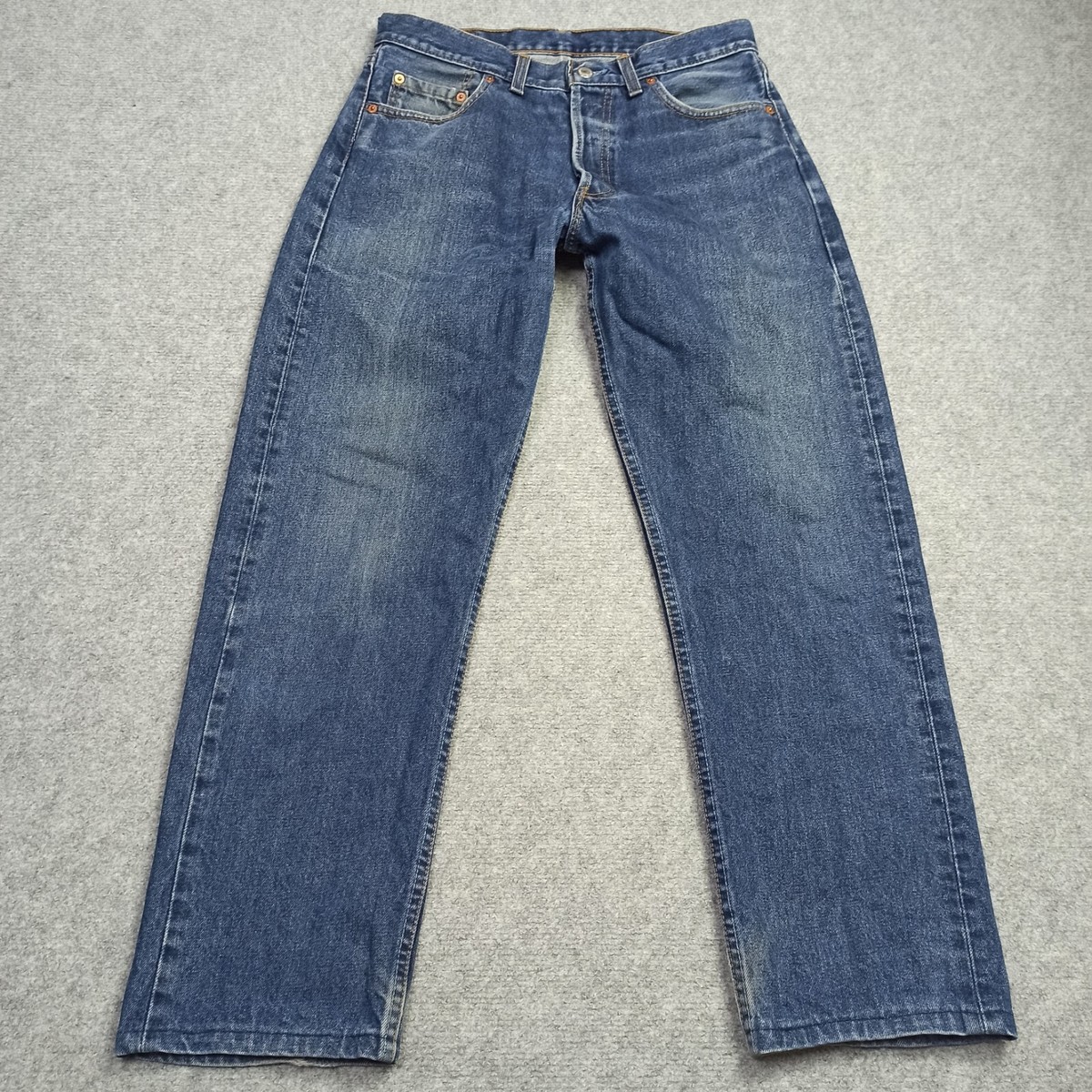 USA製 90s Levi’s 517 W30 L34 ダメージ＆リペア Vintage 90's Levi's 517 Red Tab Faded Blue Boot-Cut Low Rise