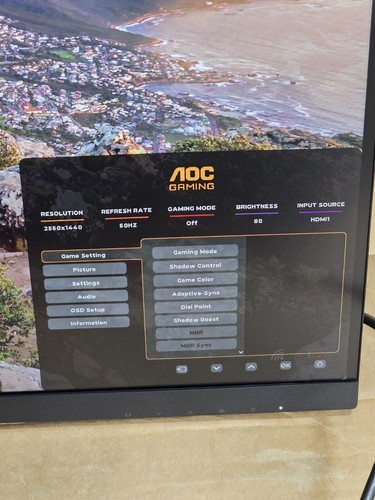 AOC 27G4 27" HDR 180 Hz IPS LCD Gaming Monitor - Picture 12 of 13