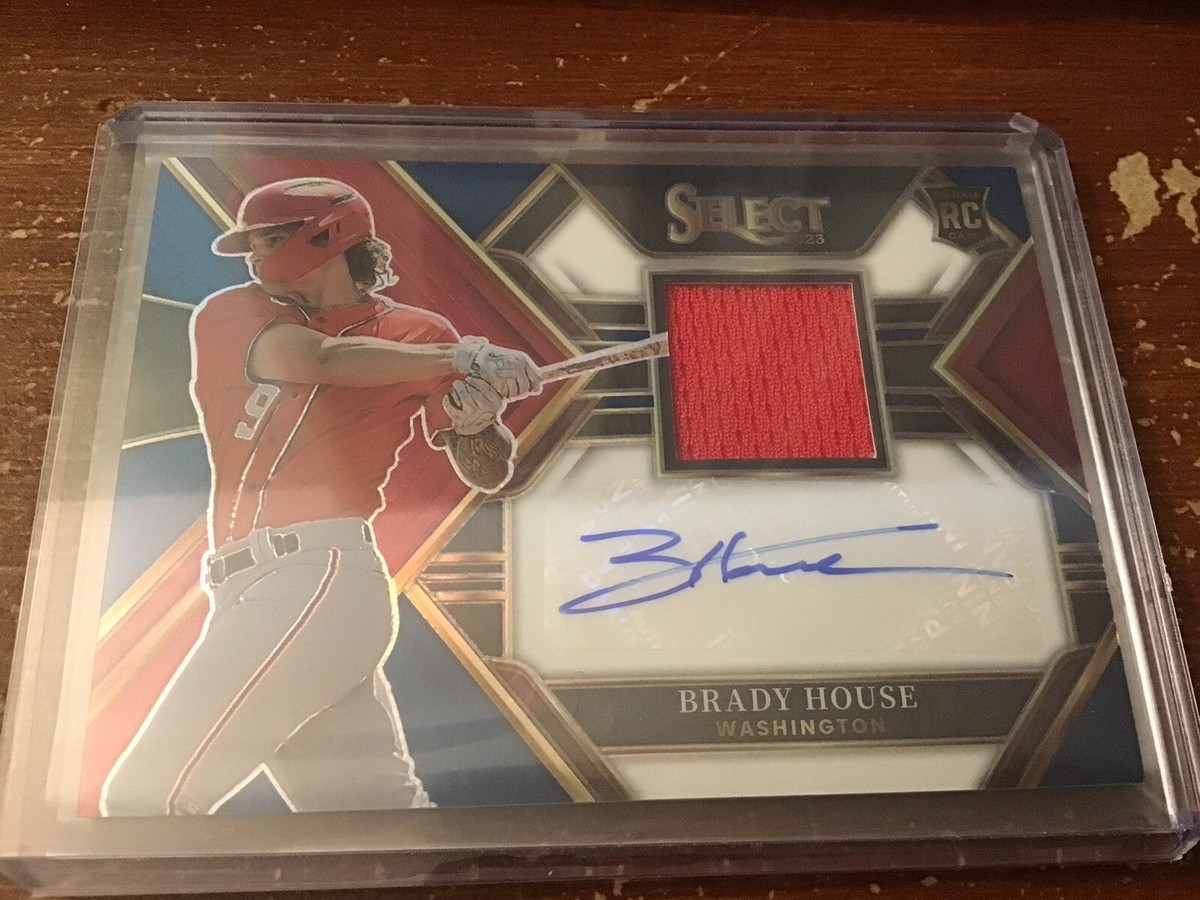 Brady House 2023 Panini Select #PJA-BH Jersey Relic Auto 44/49 RC 