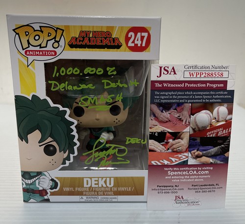 Justin Briner Signed Autographed DEKU Funko Pop MY HERO ACADEMIA JSA COA 26 Justin Briner Signed Autographed DEKU Funko Pop MY HERO ACADEMIA JSA COA 26 | Funko Pop | 2 Justin Briner Signed Autographed DEKU Funko Pop MY HERO ACADEMIA JSA COA 26 | Funko Pop
