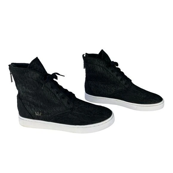 Botas deportivas Supra negras altas para mujer talla 7 Foto 2 de 4