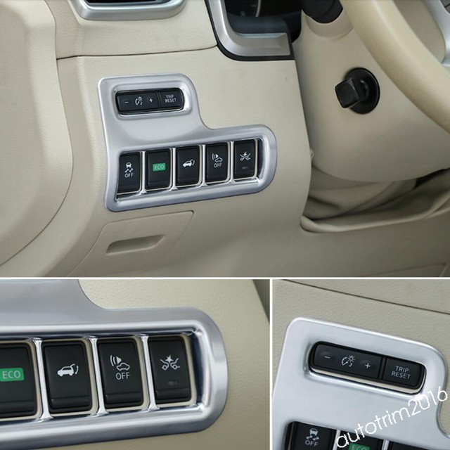 For Nissan Murano 2016 2019 Dashboard Lights Lamp Switch Panel Frame