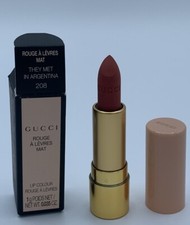 Gucci Rouge A Levres Mat Lip Colour They met In Argentina 208 1g Mini