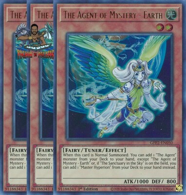 new agent cards yugioh Yu-Gi-Oh! - The of Mystery - Earth (SDLS-EN002) - Structure Deck: Lost Sanctuary - 1st Edition YuGiOh Trading Card Game 2022