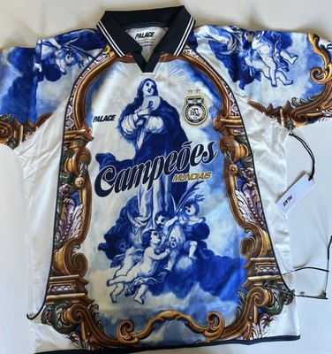 PALACE SKATEBOARDS HOLY GRAIL JERSEY NAVY Medium ✓IN HAND