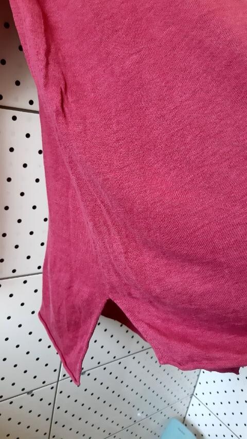 GUDRUN SJODEN Knitted Solid Basic Linen Tunic Pul… - image 8