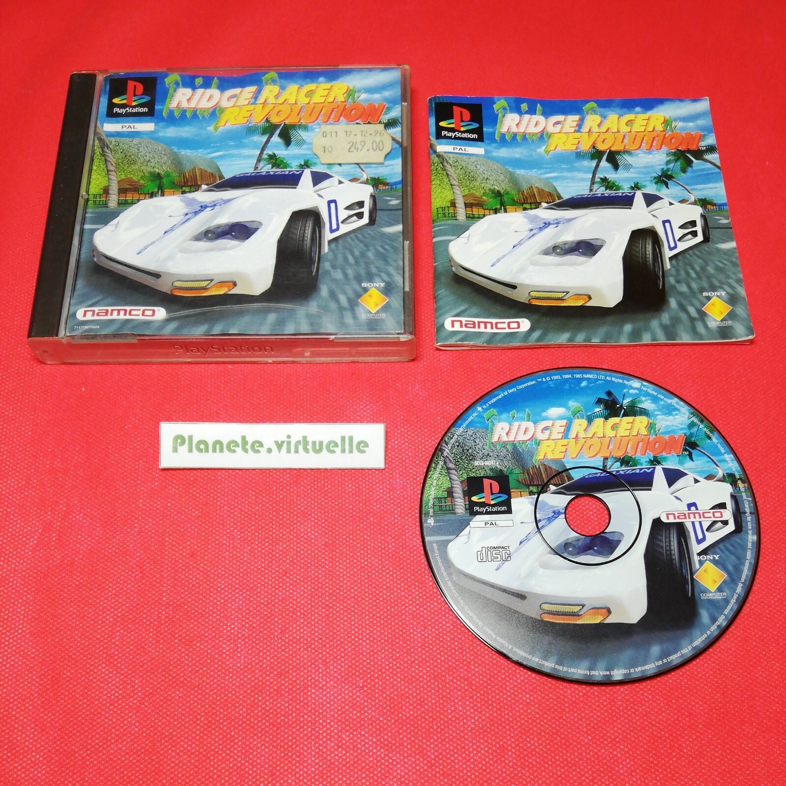 RIDGE RACER REVOLUTION PLAYSTATION PS1 PSONE / PAL EUR🌟 