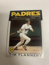 1986 Topps San Diego Padres Tim Flannery