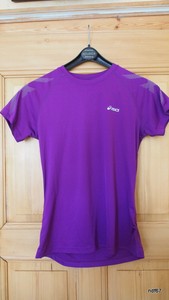 asics t shirt violet
