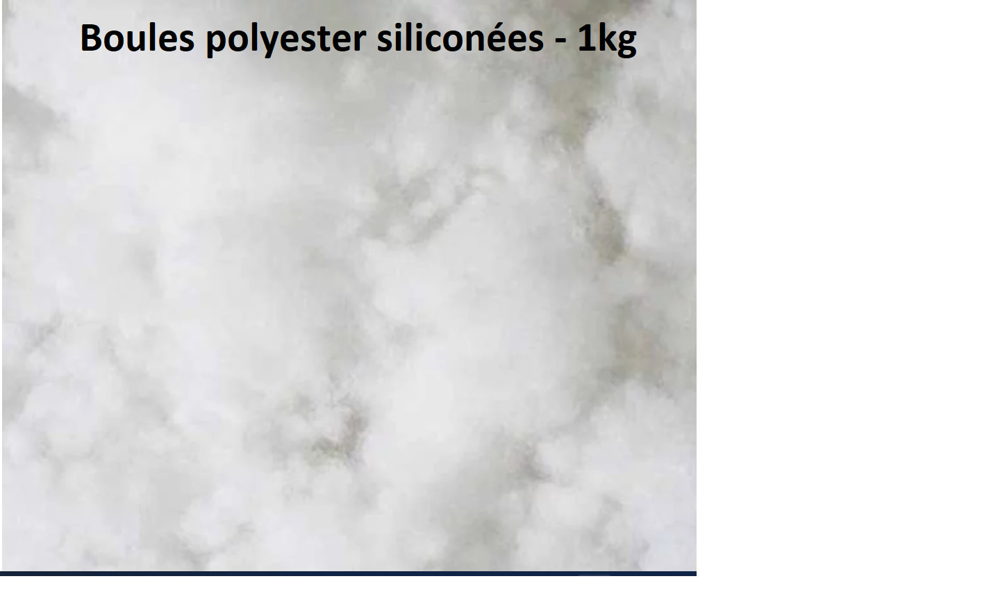 Boules polyester siliconees gonflantes 3 kg pour l'atelier de couture
