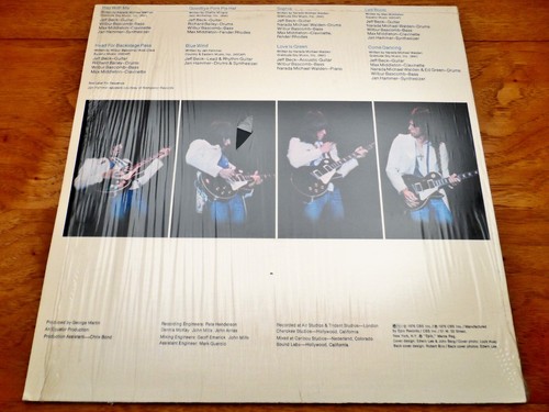 Jeff Beck ♫ Wired ♫ Rare 1976 Epic Records Original Press Vinyl LP in Shrink - Picture 3 of 3