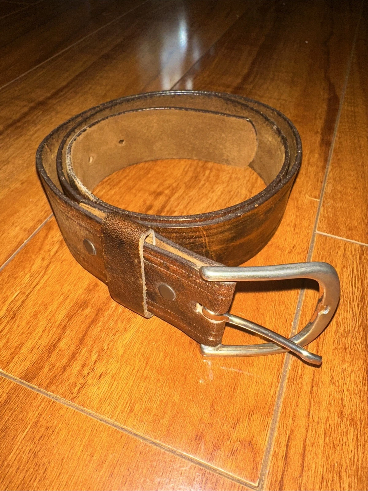Ceinture Christian Dior en cuir véritable Shag 3066 36