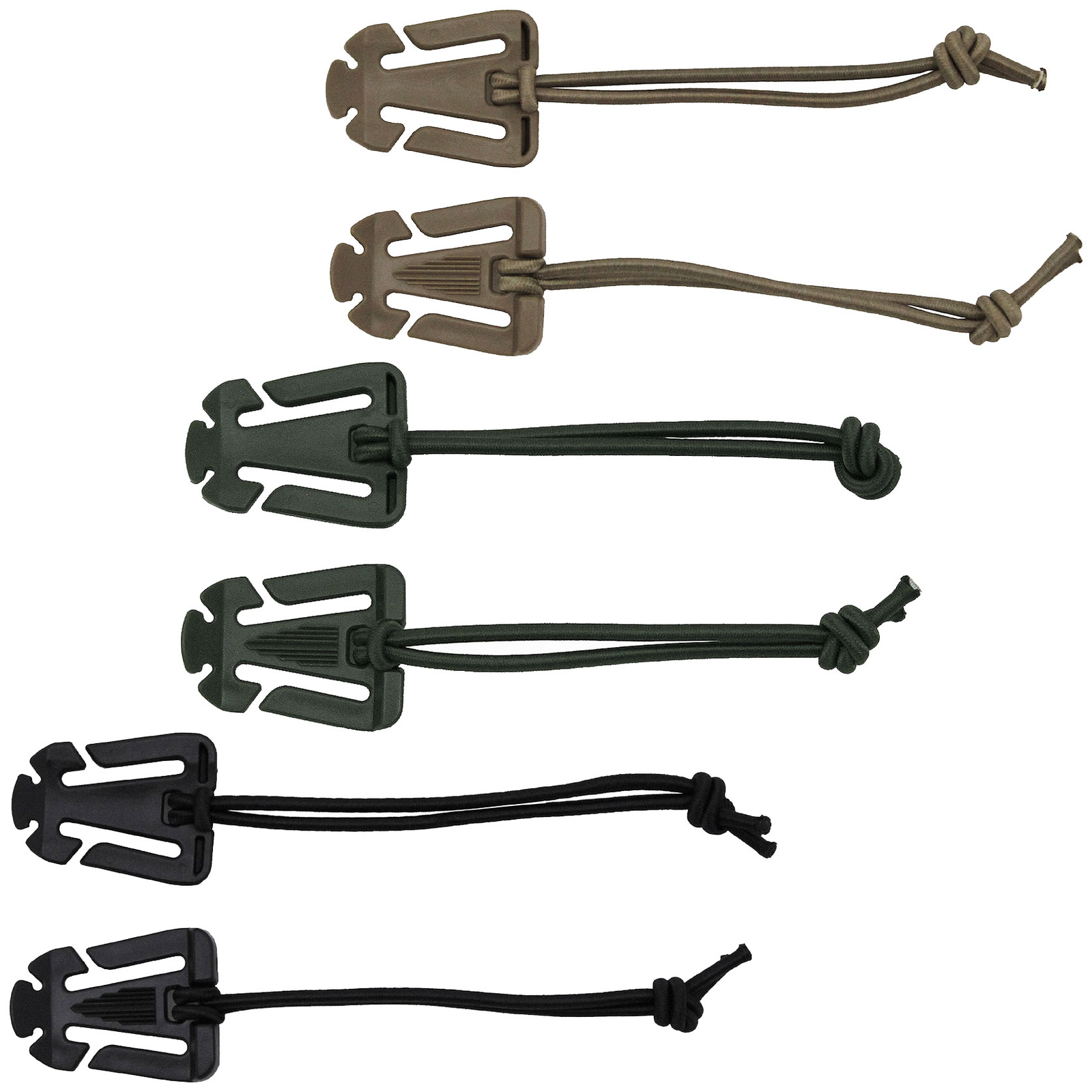 Thumbnail - Molle Clip Mit Gummiband Kunststoff Buckle Rucksack Befestigung Haken