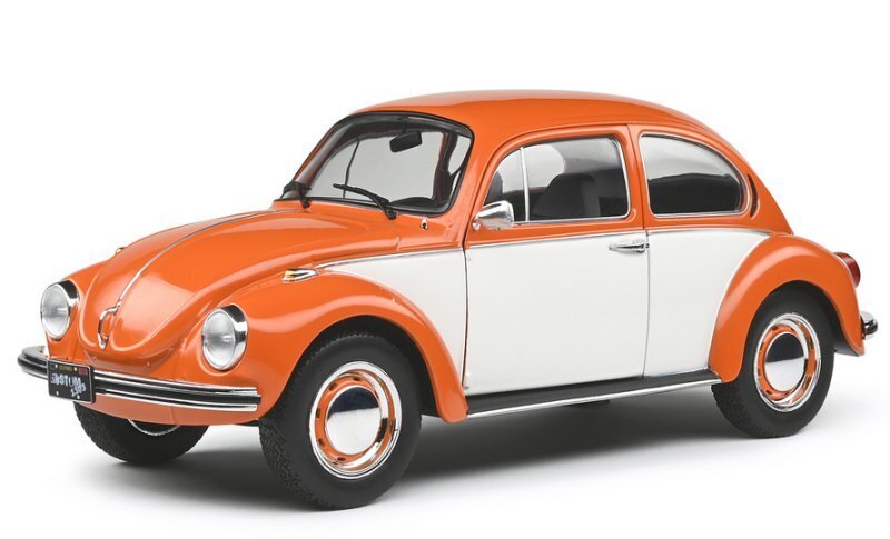 VW Volkswagen Käfer / Beetle 1303 - 1974 - orange / white - SOLIDO