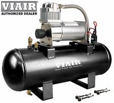Viair 20005 280c 12v Air Compressor 150psi Kit Plug-n-play Ez Install Horn Tools