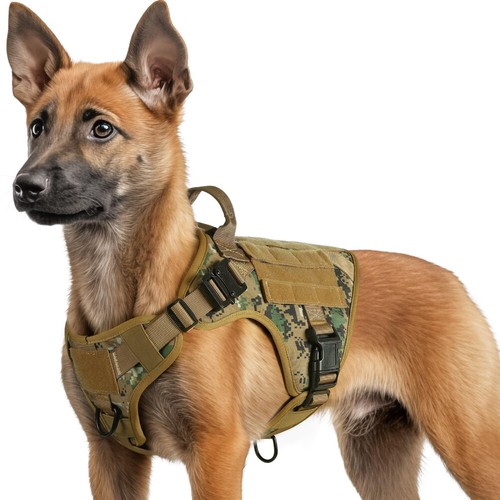 rabbitgoo Tactical Dog Harness with Handle for Large Dogs No-Pull Military Vest - Picture 9 of 13