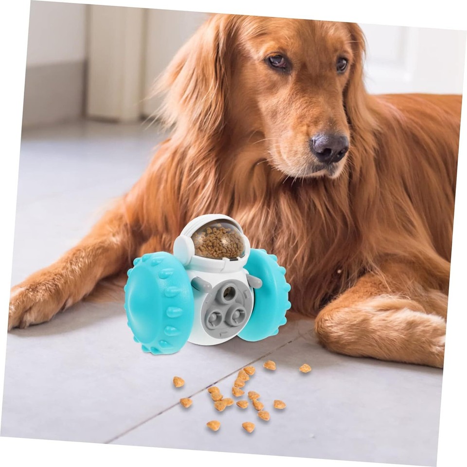 Pet Dog Food Toy Dispenser Interactive Tumbler Puppy Cat Treat Food