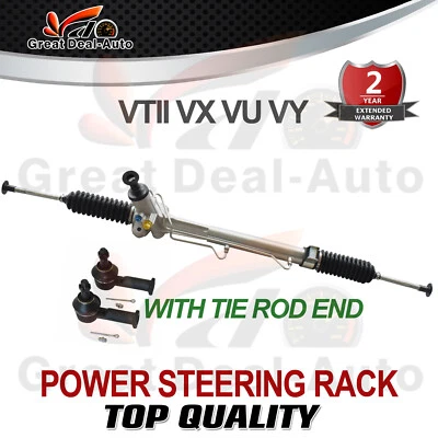 Power Steering Rack w/ Tie Rod Ends for HOLDEN COMMODORE VTII VX VU VY 1999-2004 - image 1 of 4