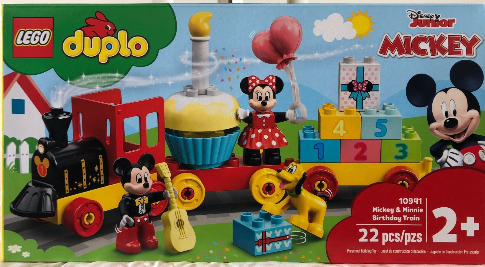 LEGO Duplo 10941 Mickey & Minnie Compleanno Treno 22 Pezzi Costruzione Set Nuovo