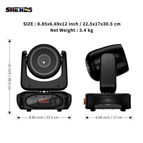 3W RGB Moving Head Light Animation Laser LED Stage Light Beam Spot For DJ - Picture 2 of 14