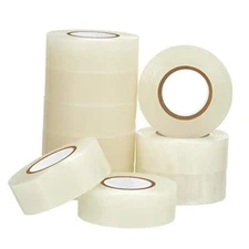  10 Rolls Hockey Tape Multipurpose Hockey Stick Tape 22 Yard Clear White