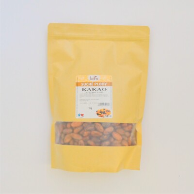 Cocoa - [Theobroma] - whole beans - PERU - 1000g (1kg)