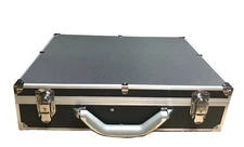 Storage & Display Aluminum Black Box Case Holds 100 PCGS NGC Coin Holders Slabs