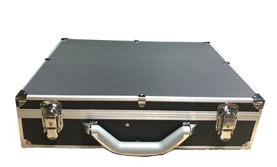 Storage & Display Aluminum Black Box Case Holds 100 PCGS NGC Coin Holders Slabs