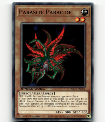 Yugioh Parasite Paracide Speed Duel: Streets of Battle City