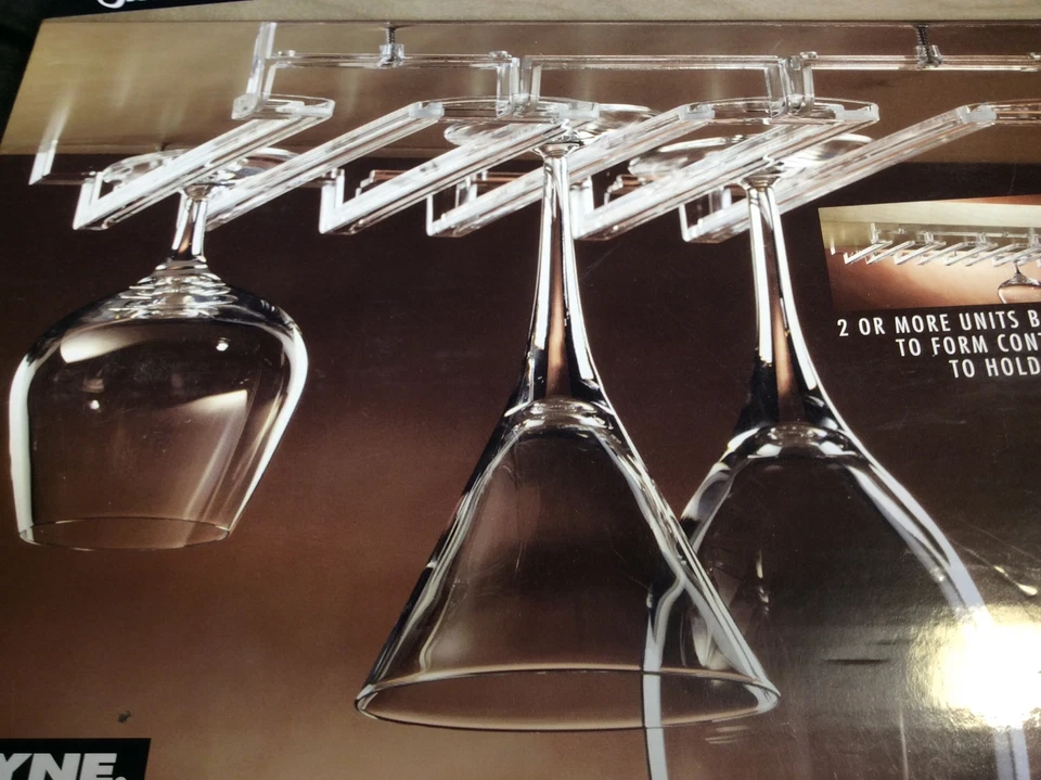 New Jubilee Prodyne Acrylic Under Cabinet or Shelf Stemware Rack | Open Box - Image 2 of 4