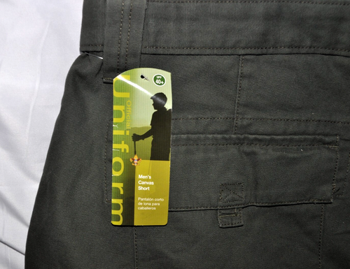 Boy Scouts of America Mens Cargo Shorts Sz 40 Official Uniform Green, New BSA - Picture 4 of 6