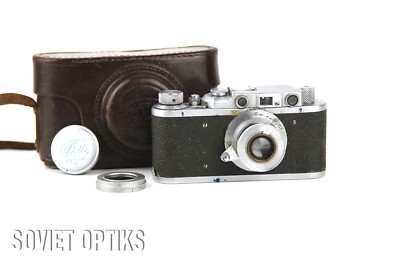 FedⅠc (NKVD,Fed-S？) w/industar-10,case RARE Soviet Camera FED - NKVD Lens INDUSTAR - 10 (3,5 / 50