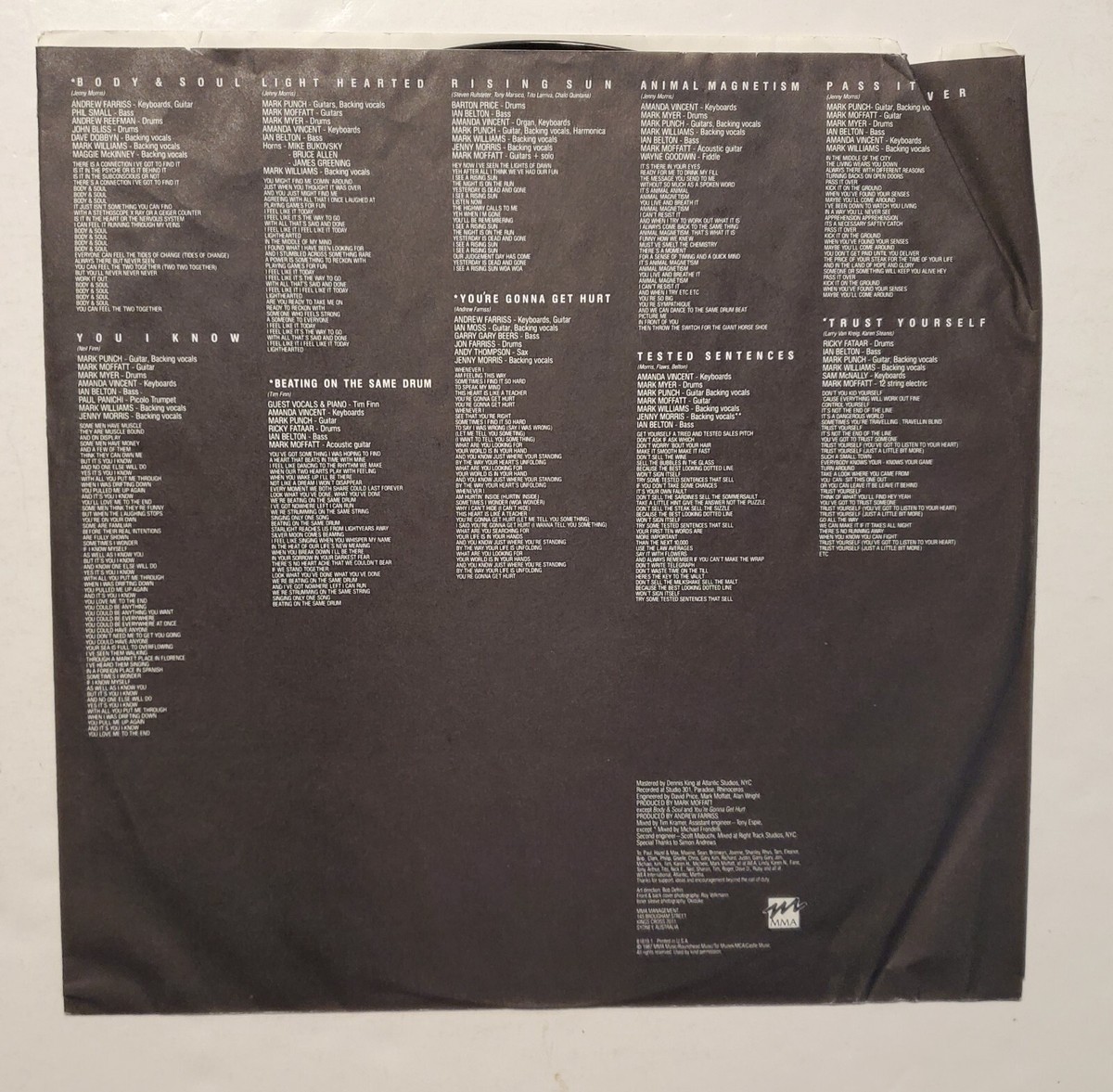 JENNY MORRIS BODY & SOUL LPレコード Jenny Morris - Body And Soul - LP vinyl - Amazon.com Music