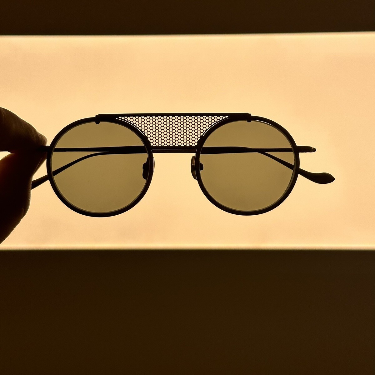 Matsuda M3097 Aviator. Antique Gold with G15 Dark Green Lenses