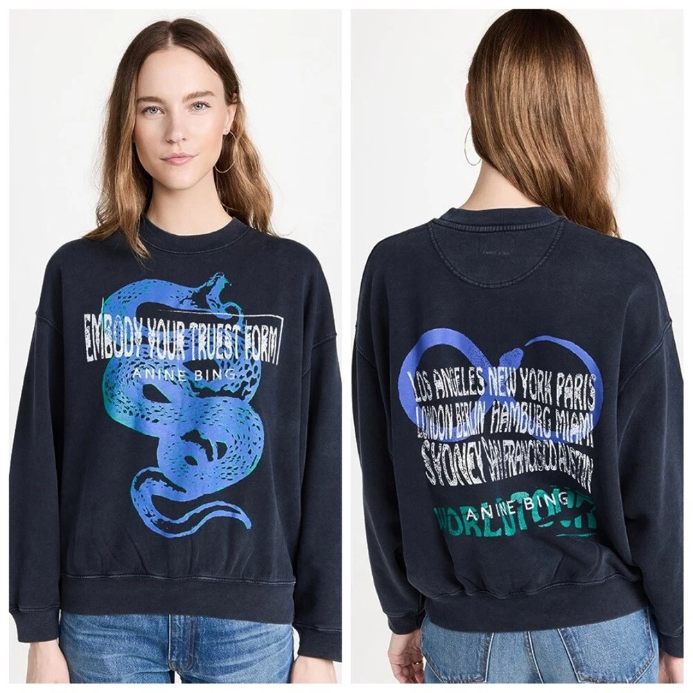 Anine bing top viper sweater