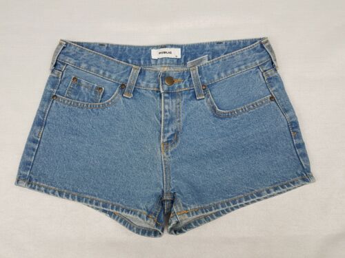 Blue Denim Hot Pants Short Shorts | eBay