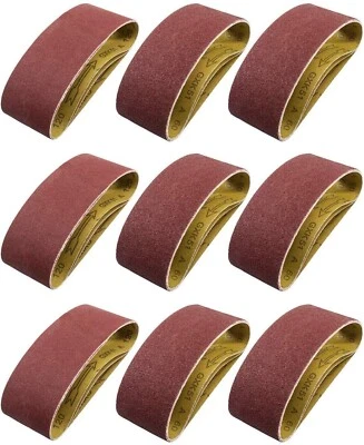 ROXX TOOLS PREMIUM A/O, X-WEIGHT SANDING BELTS 3" X 21", 10 - PACK, 36-GRIT