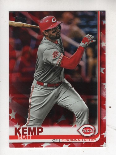 2019 Topps Matt Kemp Independence Day #454! 22/76