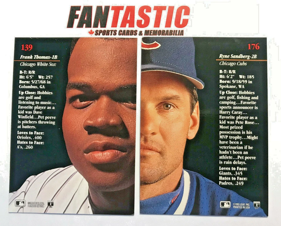 1993 Leaf Studio Baseball Card YOU PICK - Finish Your Team Set! - Image 2 of 2