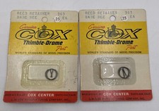 Vintage NOS Cox .049 Reed Retainer 363 Babe Bee Lot Of 2 Packages New Old Stock